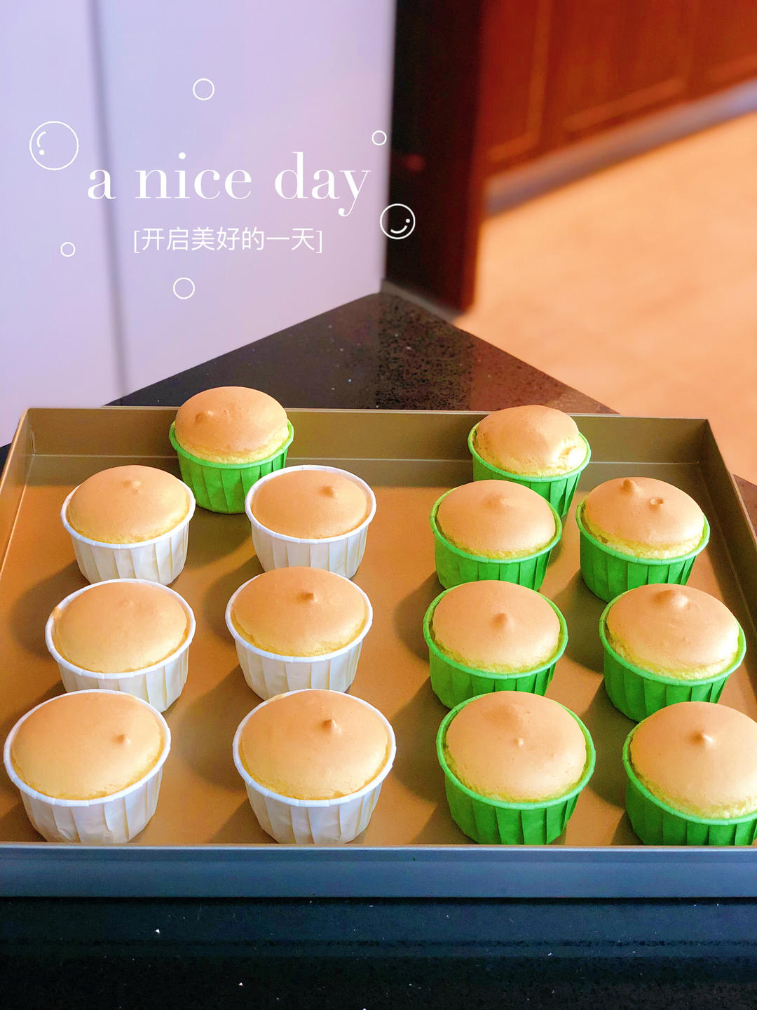 纸杯蛋糕 8寸戚风蛋糕的量