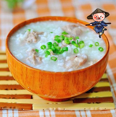 贴膘养生佳品  鸭子肉粥 推荐呀~~