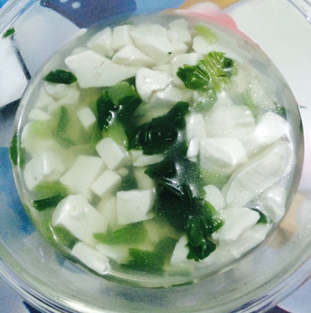 青菜豆腐汤