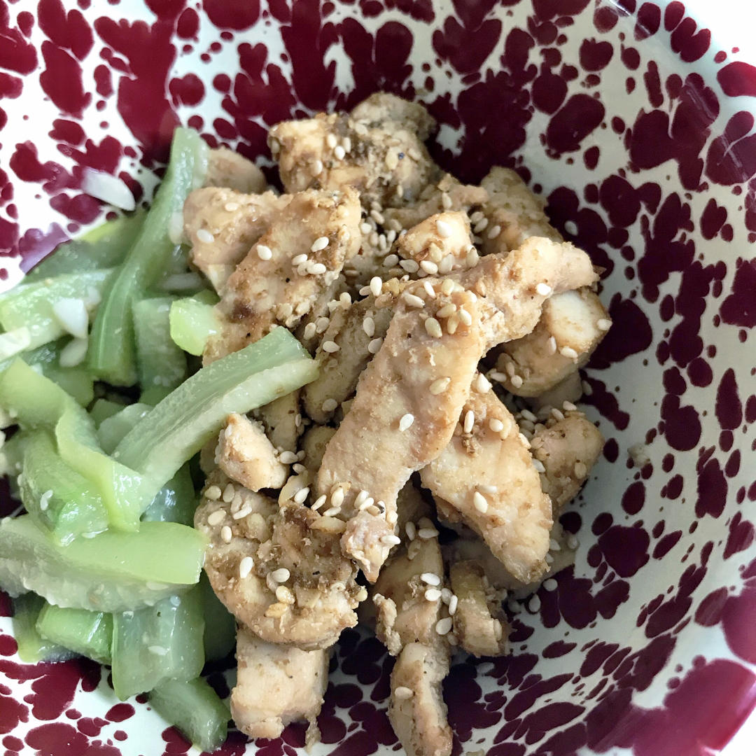 孜然鸡胸肉，低脂低卡好吃无压力。