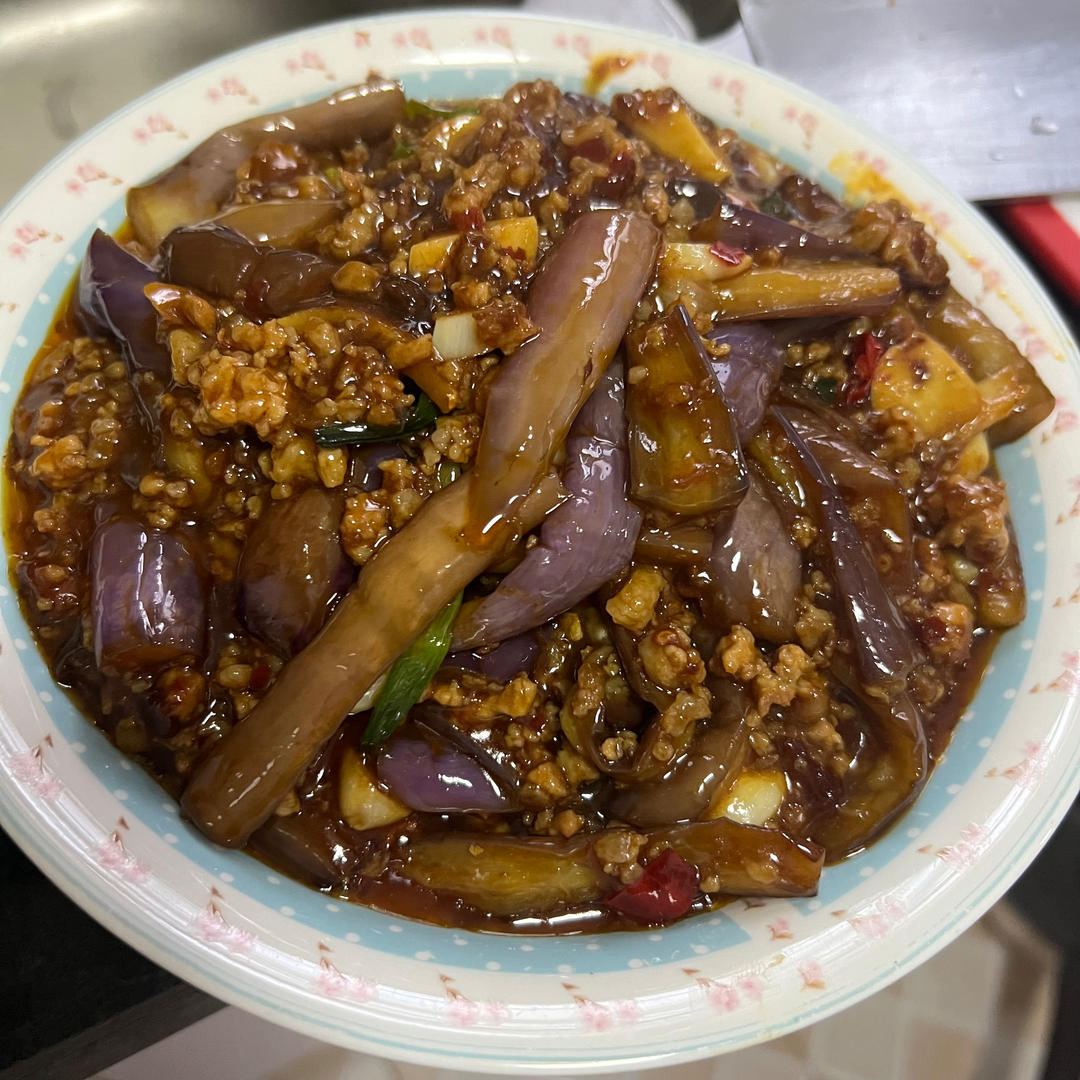 开胃下饭菜！巨简单的家常鱼香茄子煲