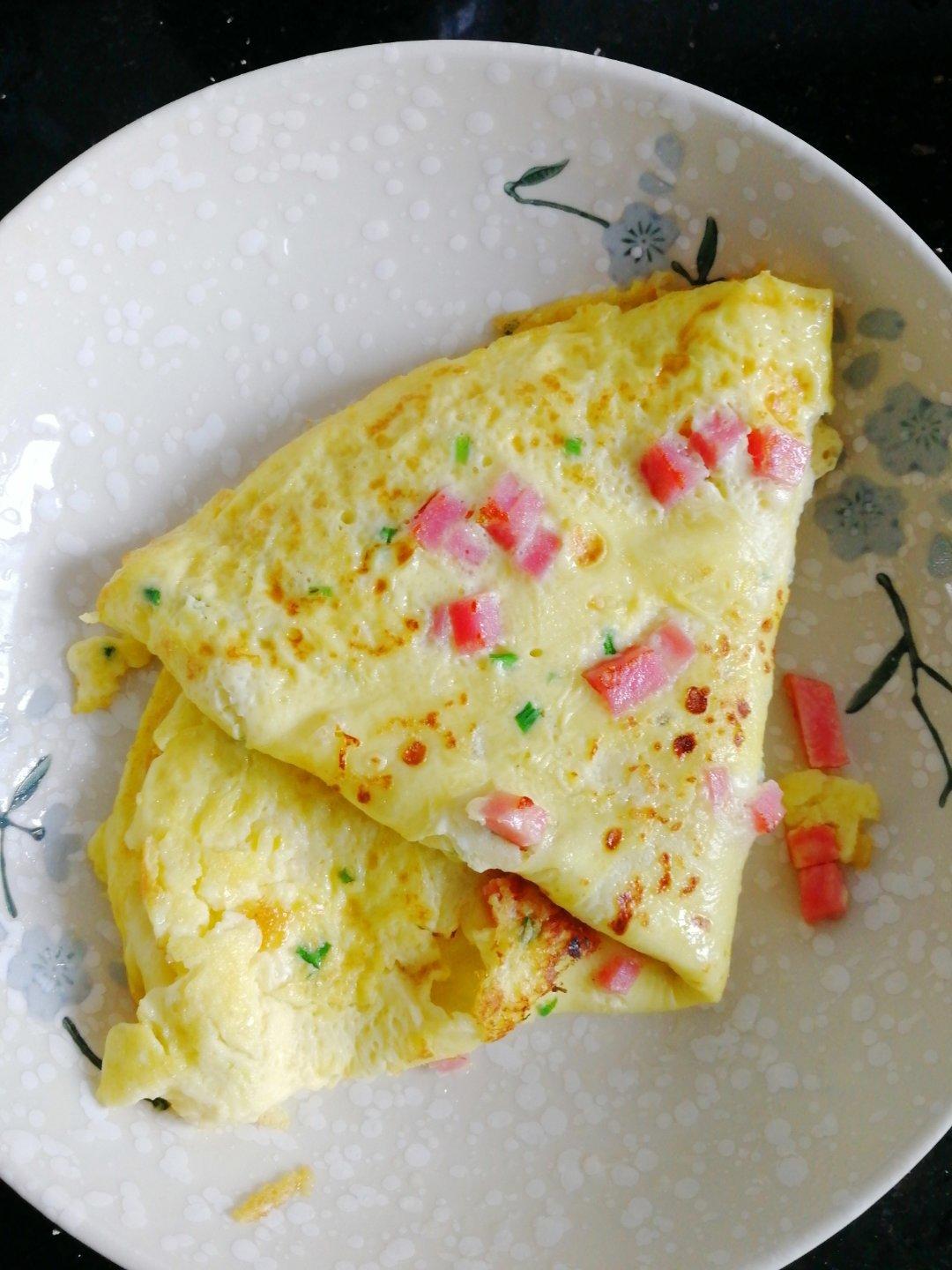 简单快手蔬菜鸡蛋煎饼