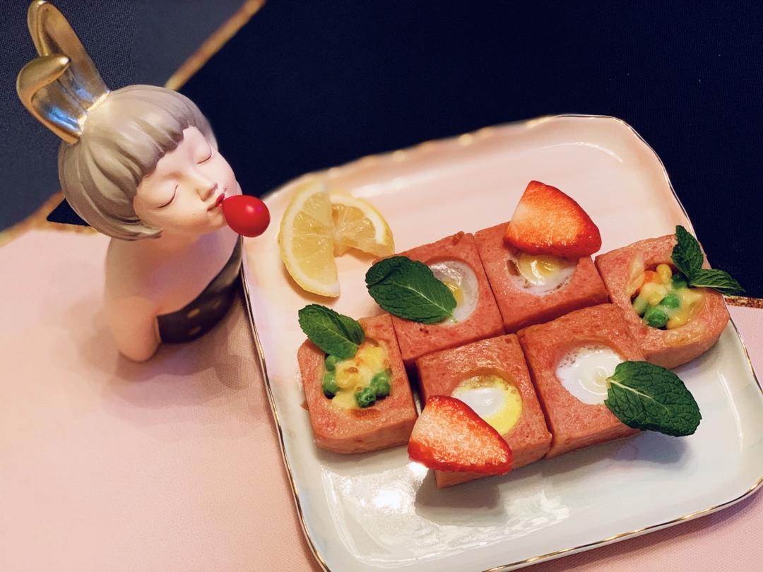 “一心一意只为你”之午餐肉鹌鹑蛋盏