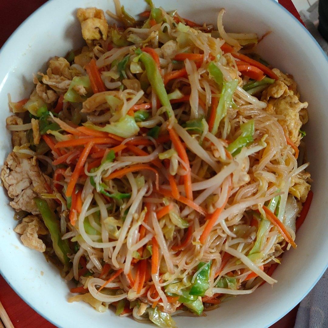 炒合菜～经典的拌饭菜，真的太香了