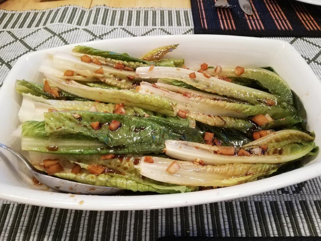 白灼生菜