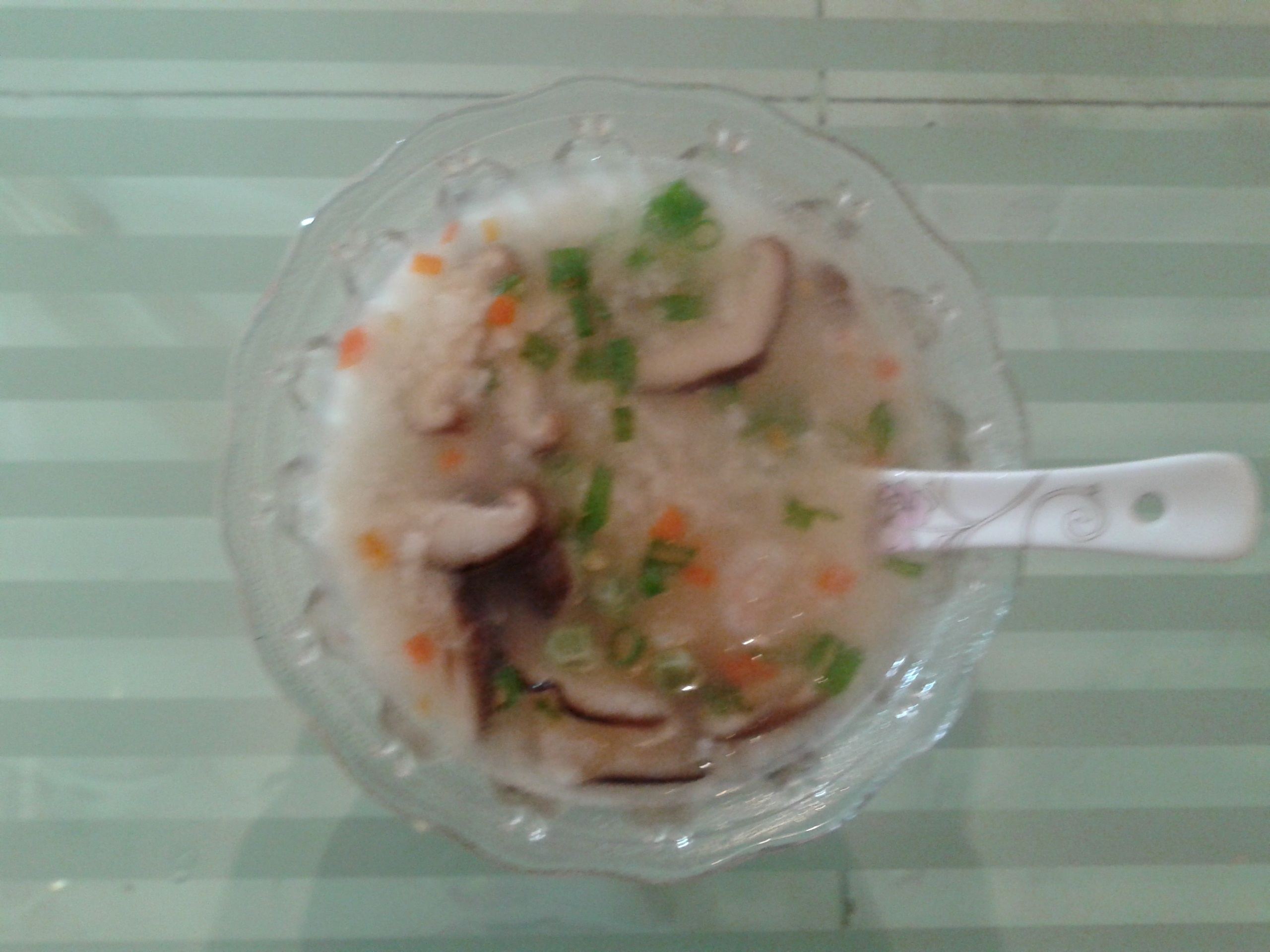 蘑菇鲜虾粥
