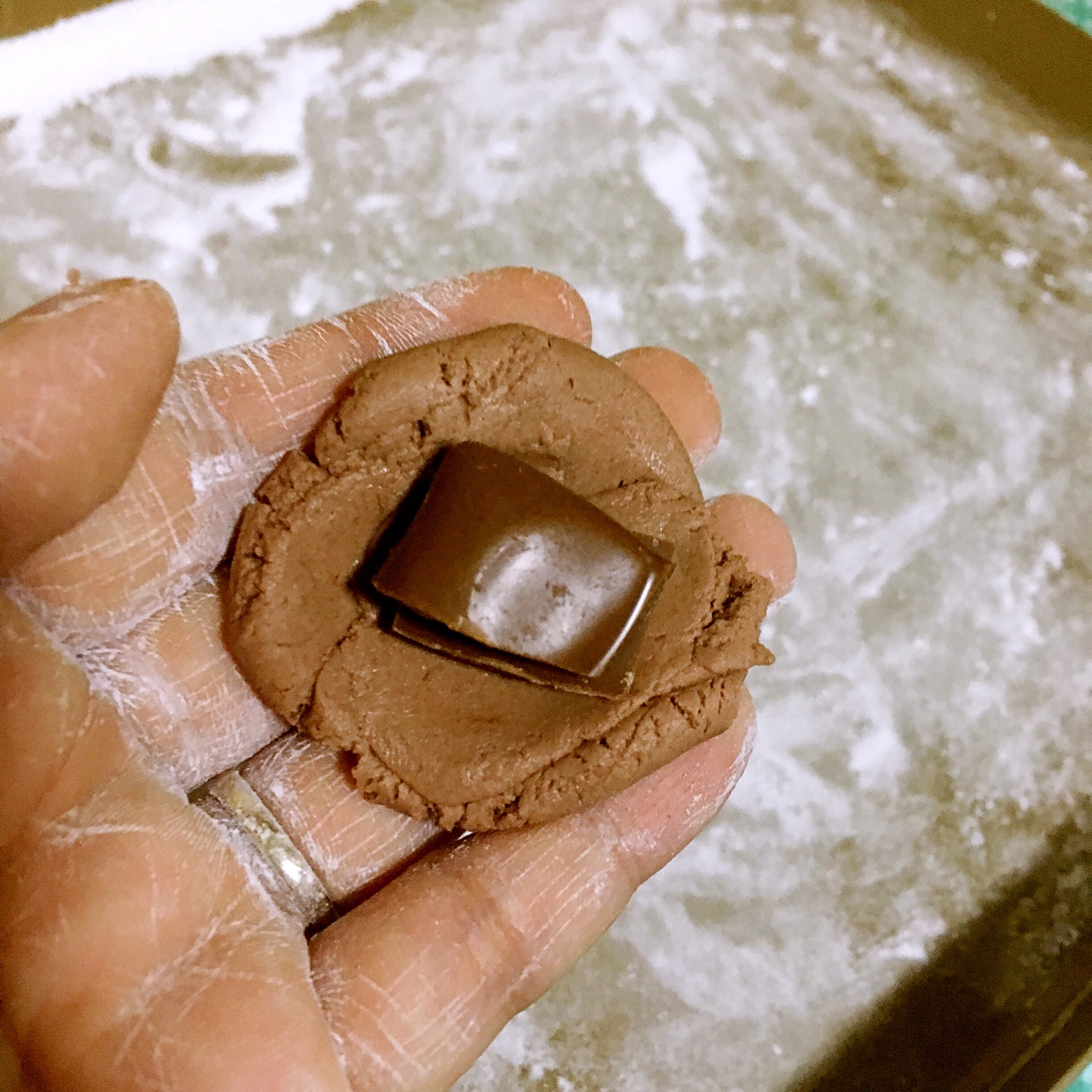 冬至流心巧克力汤圆的做法 步骤5