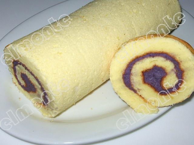 紫薯蛋糕卷的做法