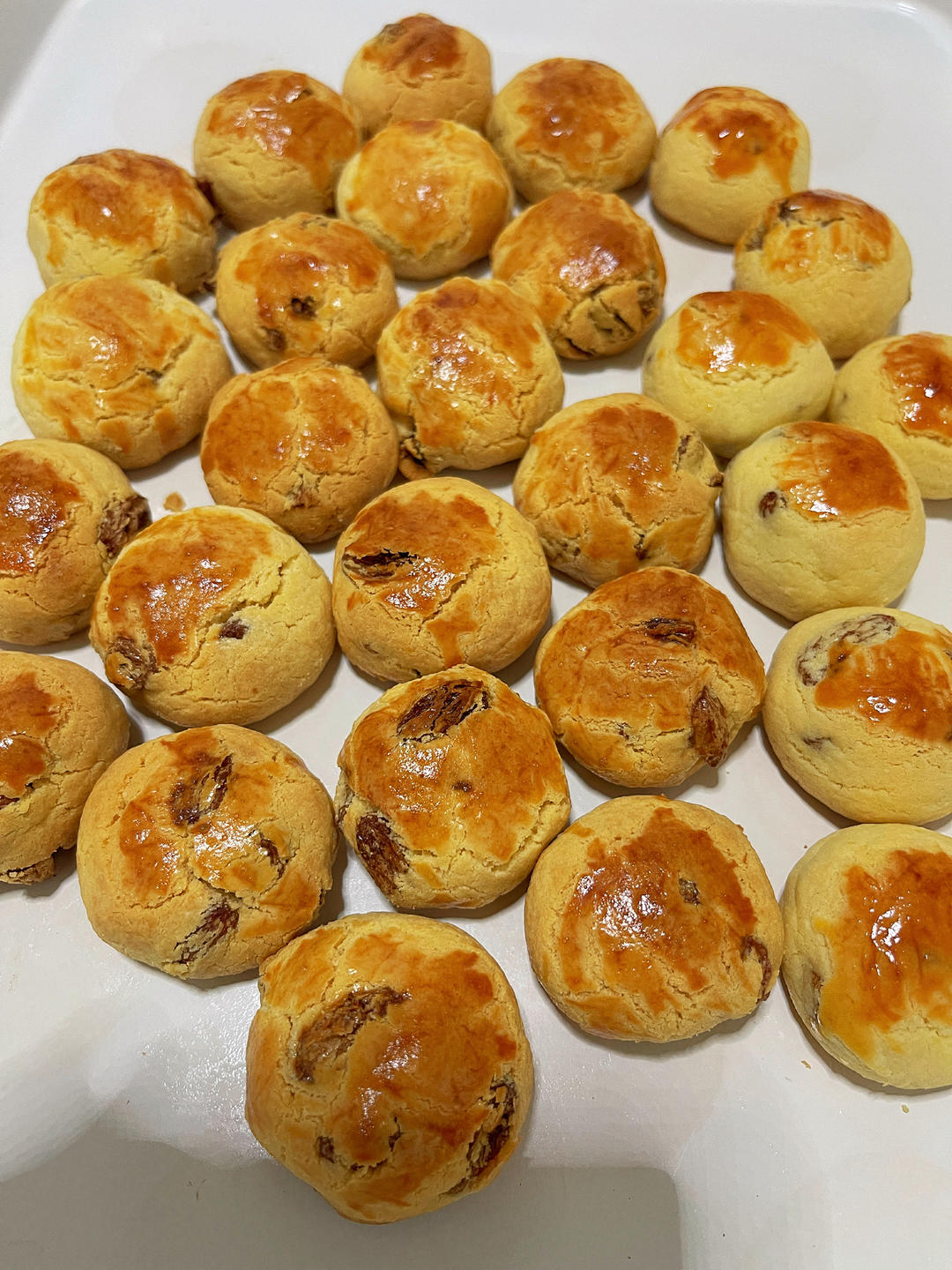 又香又酥的提子奶酥球