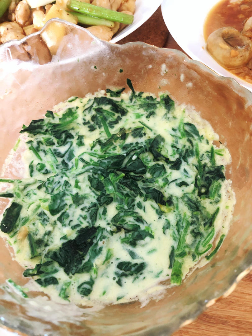 奶油菠菜creamed spinach