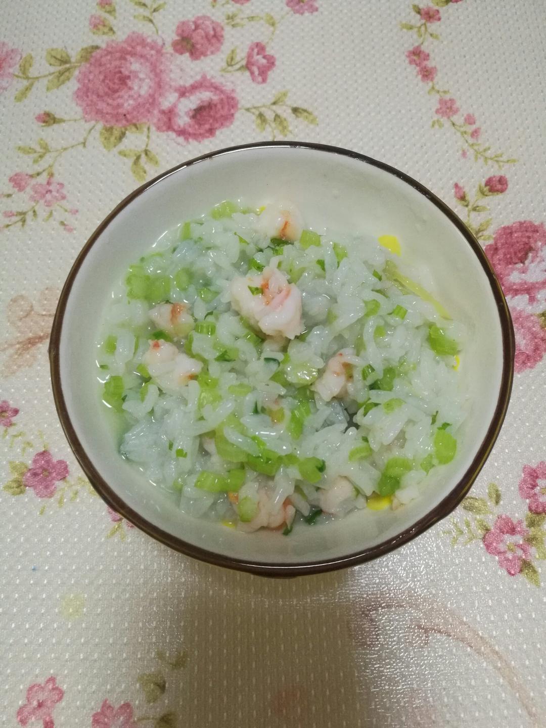 鲜虾香芹粥