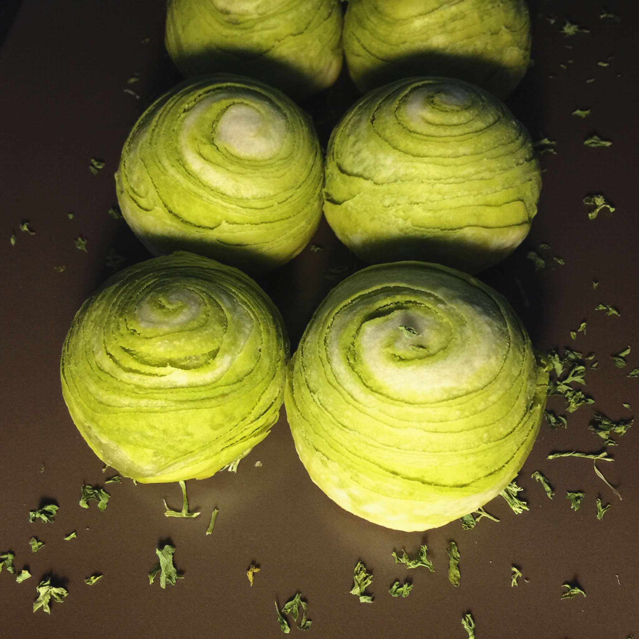 蛋黄酥~紫薯、抹茶、原味~花好月圆，中秋快乐~内附一次做六色蛋黄酥方法~