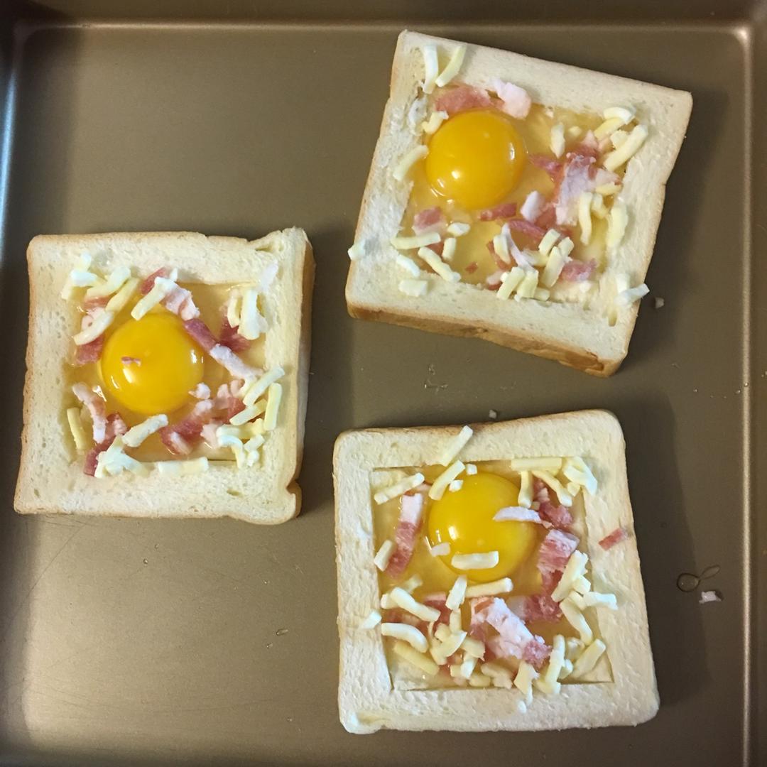 鸡蛋芝士烤吐司
