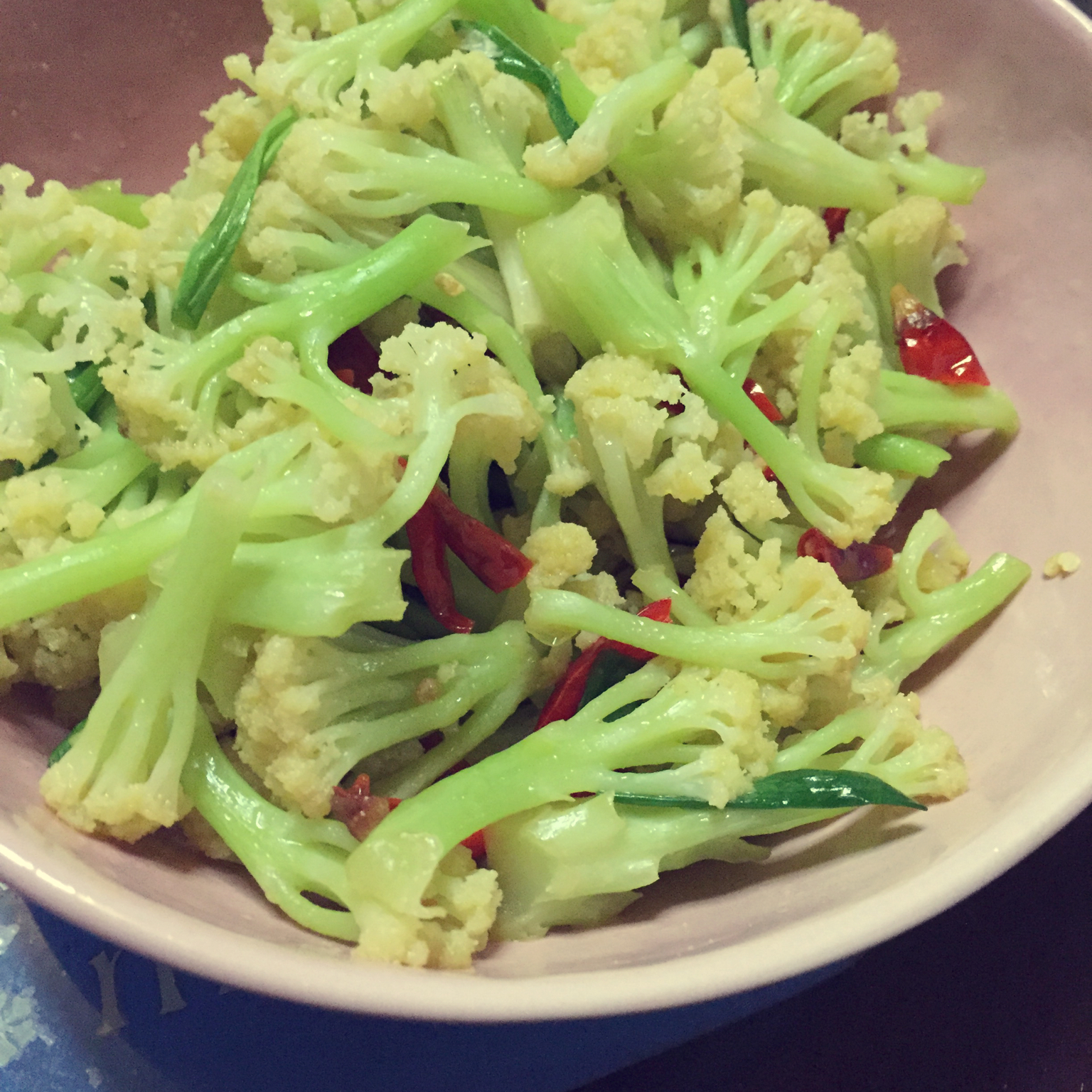 老丁的私房菜-干锅花菜