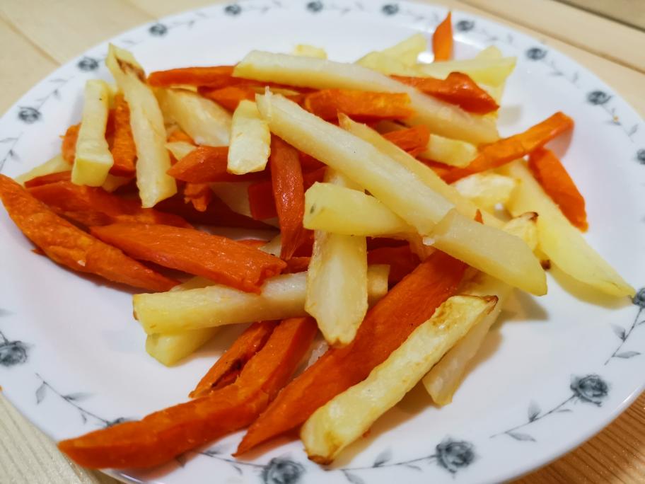 自制健康（懒人）薯条🍟的做法