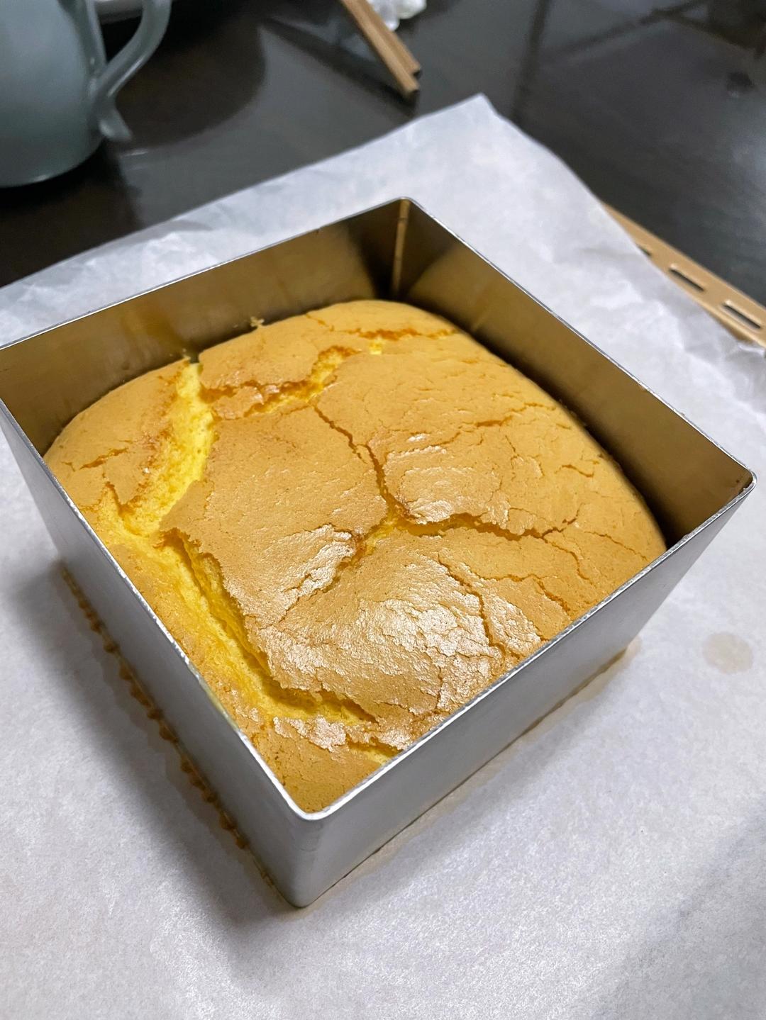 超柔软6寸戚风蛋糕(附8寸配方)零失败 超详细‼️含操作视频