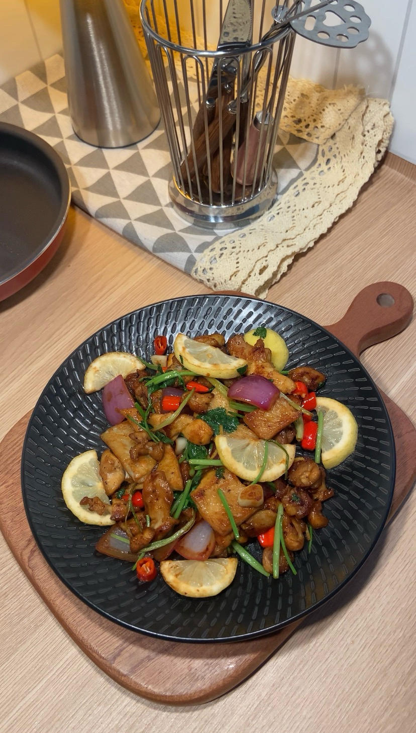 柠檬干煎鸡