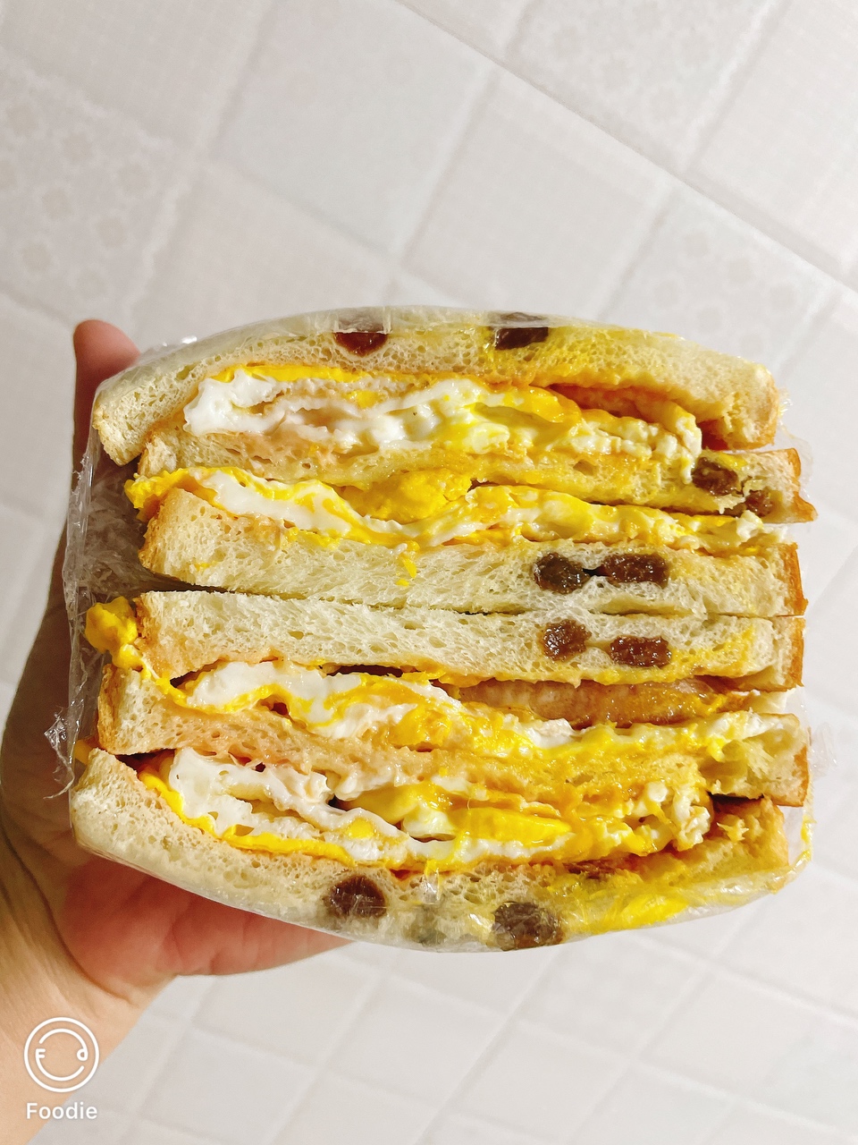 1分钟搞定营养美味早餐三明治的做法