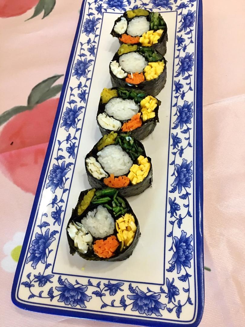 花朵寿司海苔卷