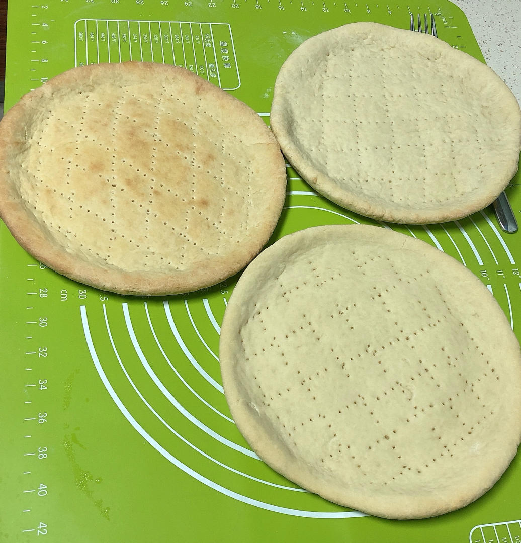 八寸披萨饼皮（四个）制作