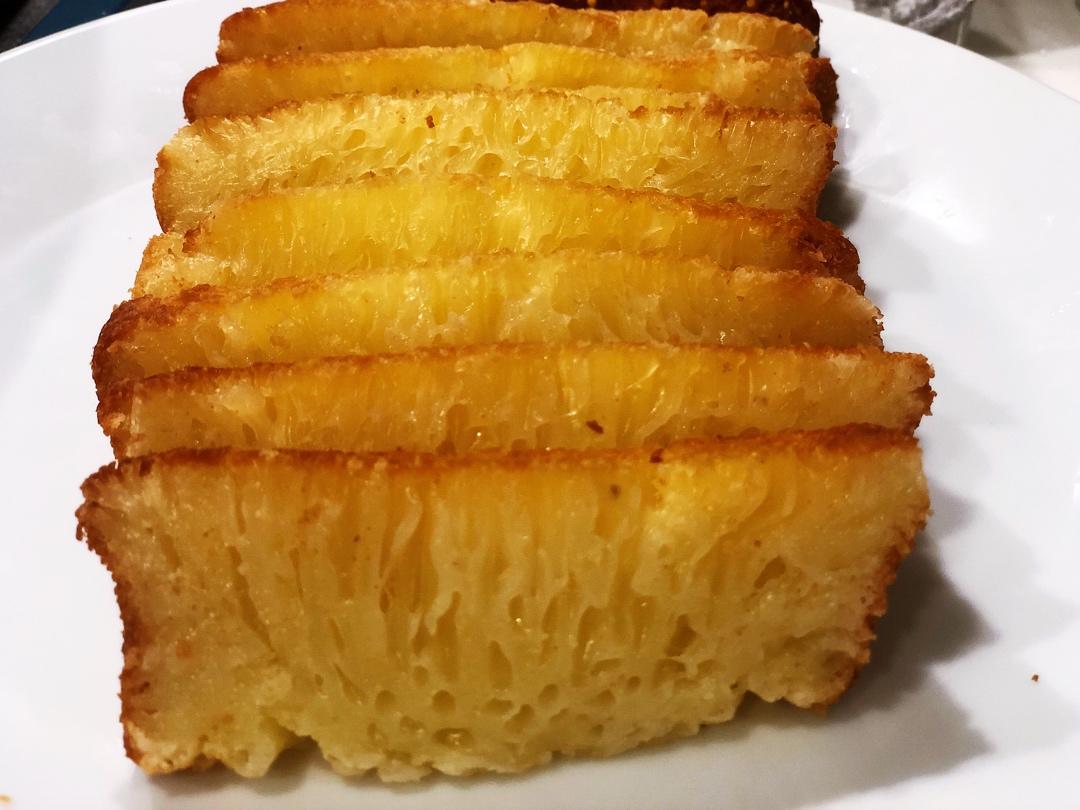 椰香黄金糕——满满的蜂窝&漂亮的鱼翅——甜而不腻，好吃的味道（烤箱版、蒸锅版）