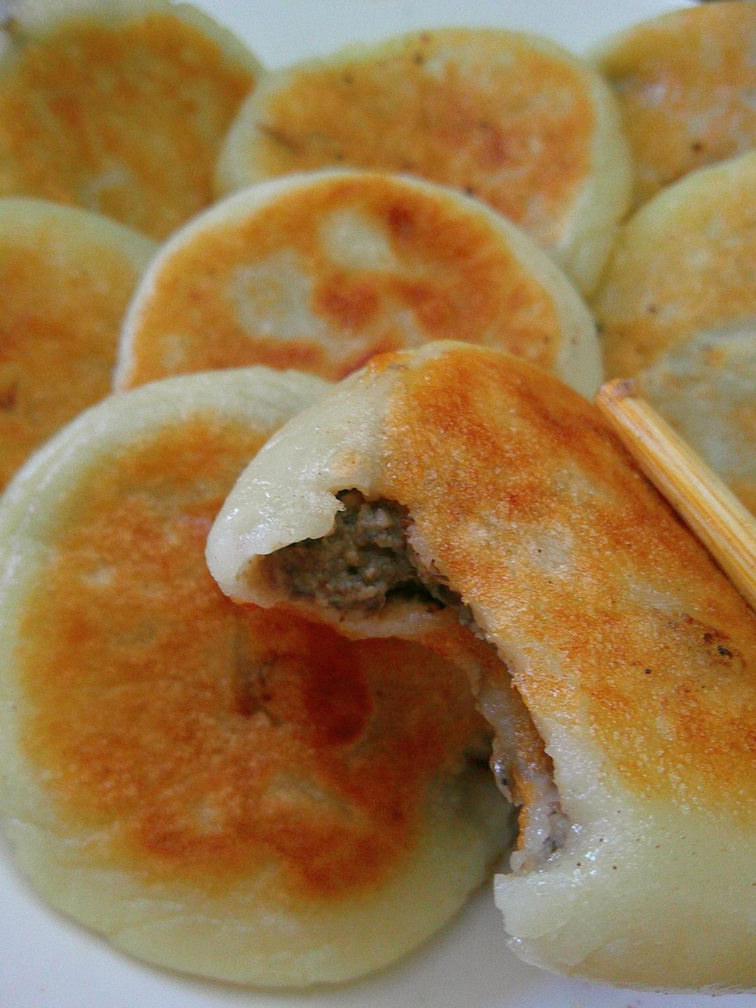 黑豆沙糯米饼
