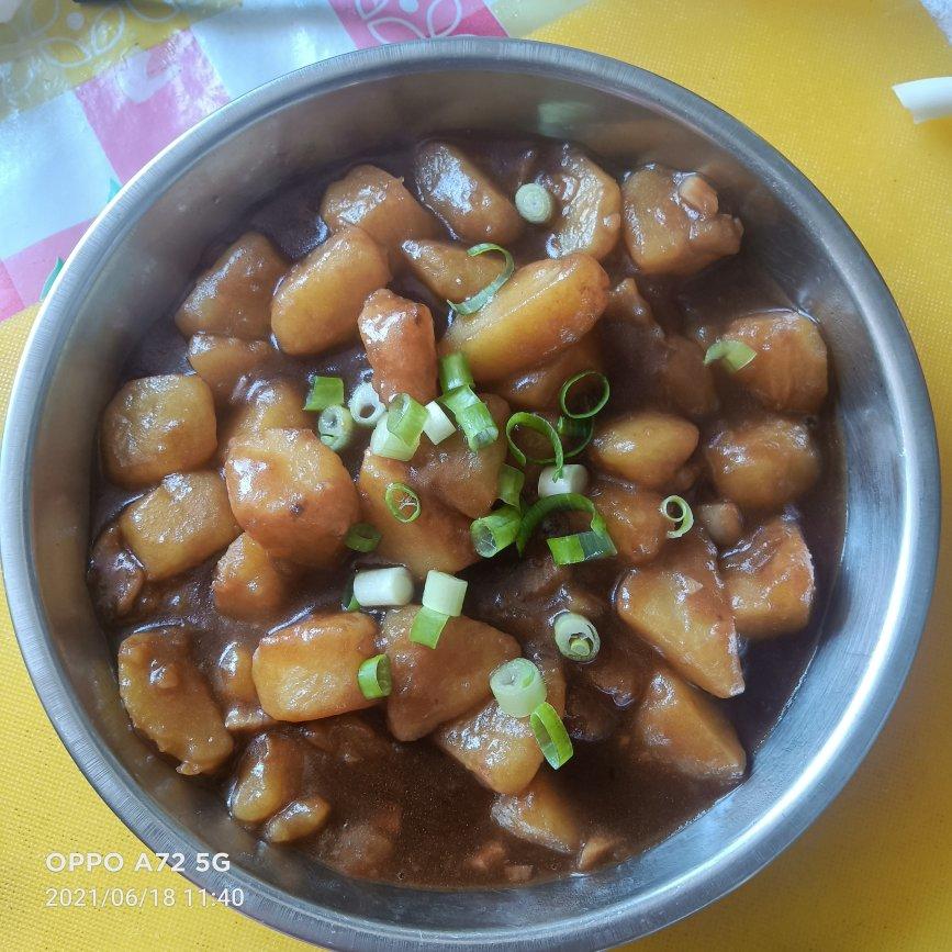 🔥巨下饭，软糯入味！比肉还好吃的红烧土豆