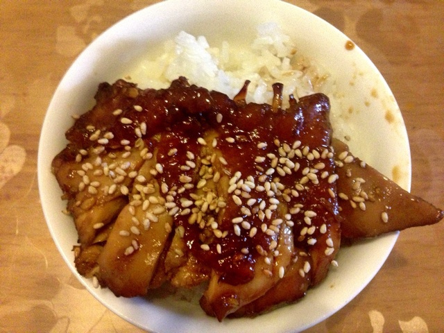 照烧鸡腿饭