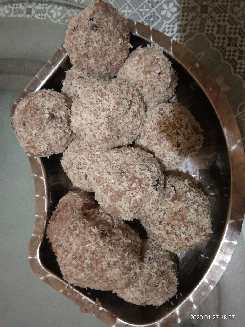 免烤箱❗️酸甜可口的山药蔓越莓椰蓉球