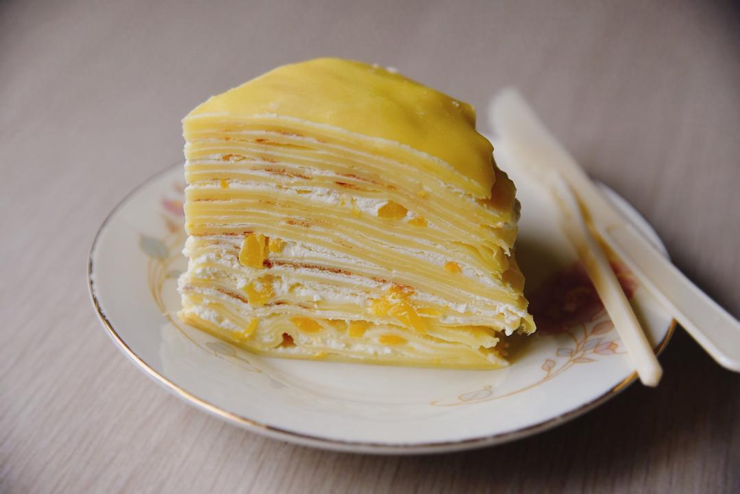 六寸芒果千层蛋糕