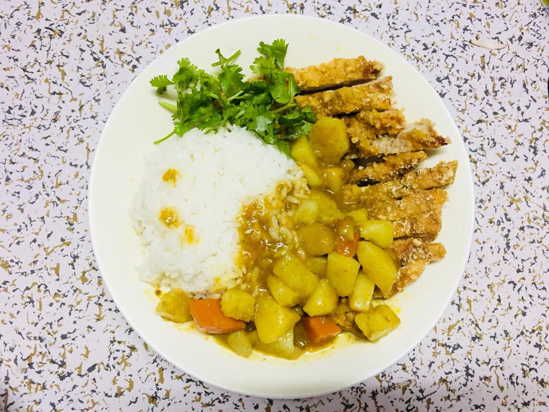 咖喱猪扒饭