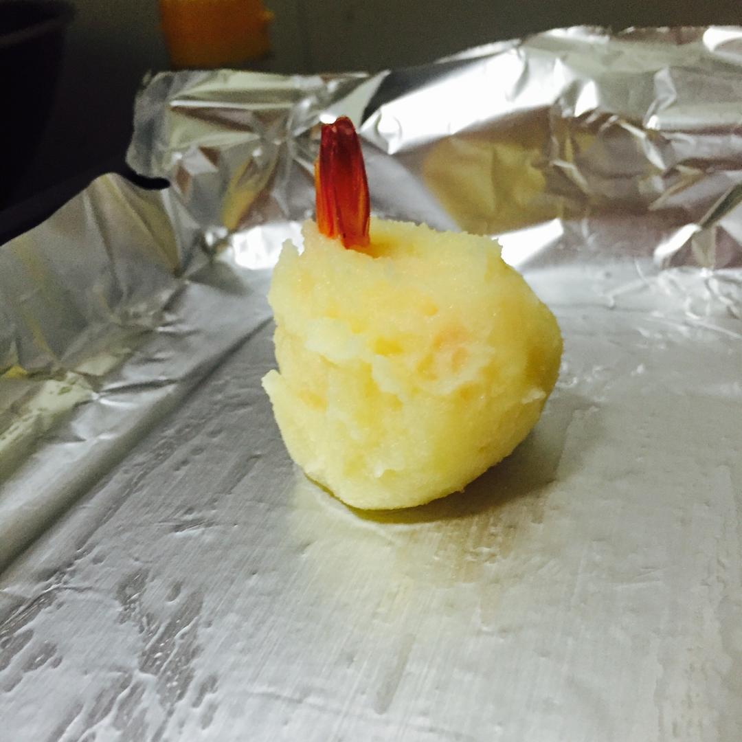 土豆芝士虾球（烤箱版）