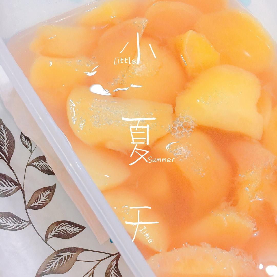 糖水桃罐头