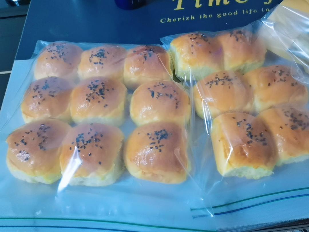 奶黄小餐包-一次发酵超好吃（附快手奶黄馅制作方法）