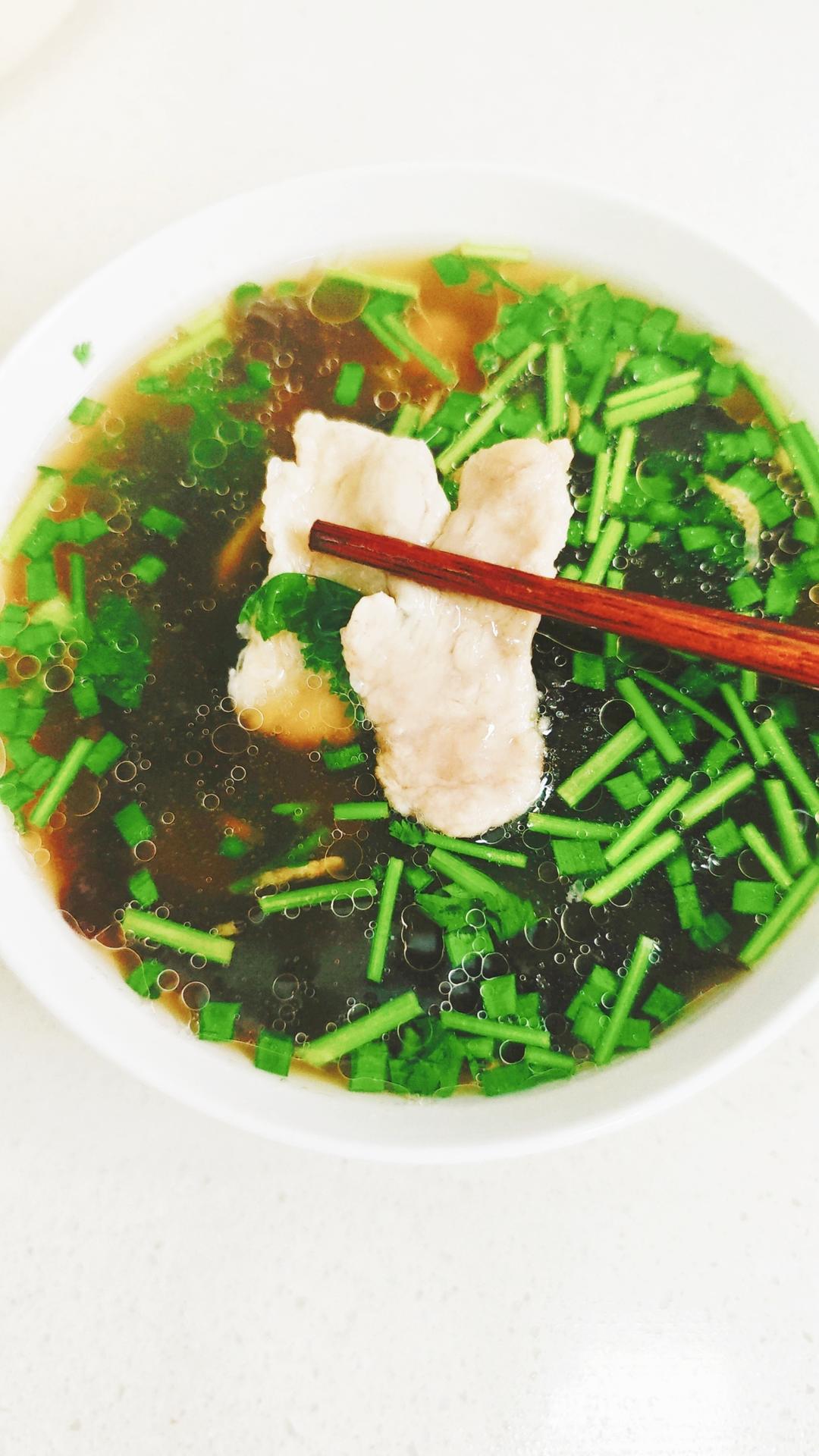 里脊肉片汤