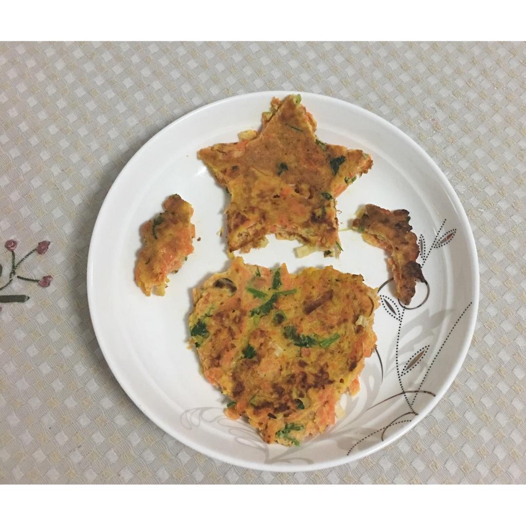 胡萝卜鸡蛋饼