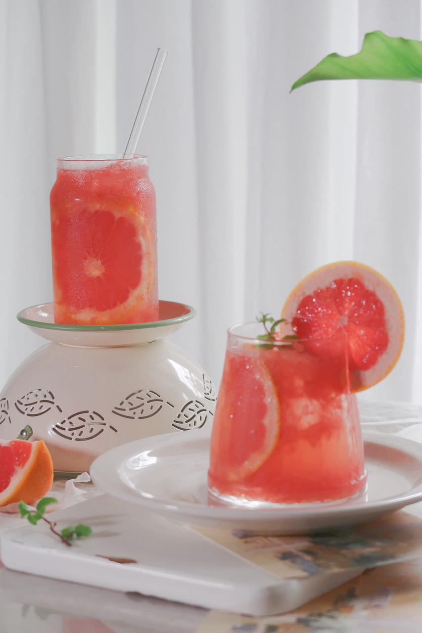 小茜老师做的奶茶界的王炸|2款鲜奶茶,水果茶红柚茉莉