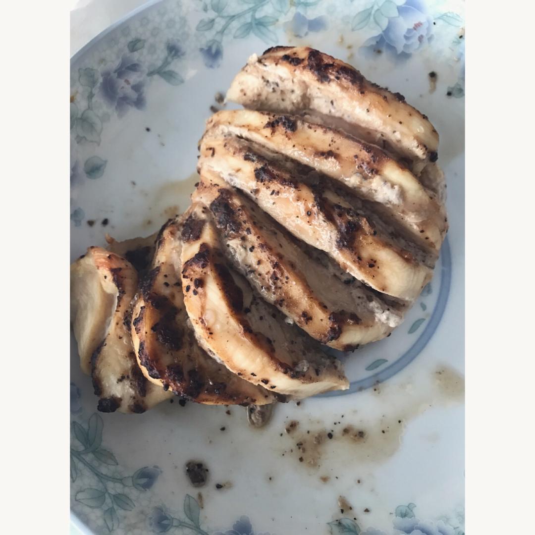 无油低脂烤鸡胸肉（减肥版）