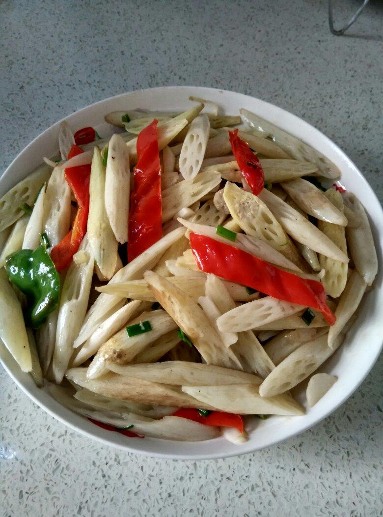 清调补lg做的清炒藕带