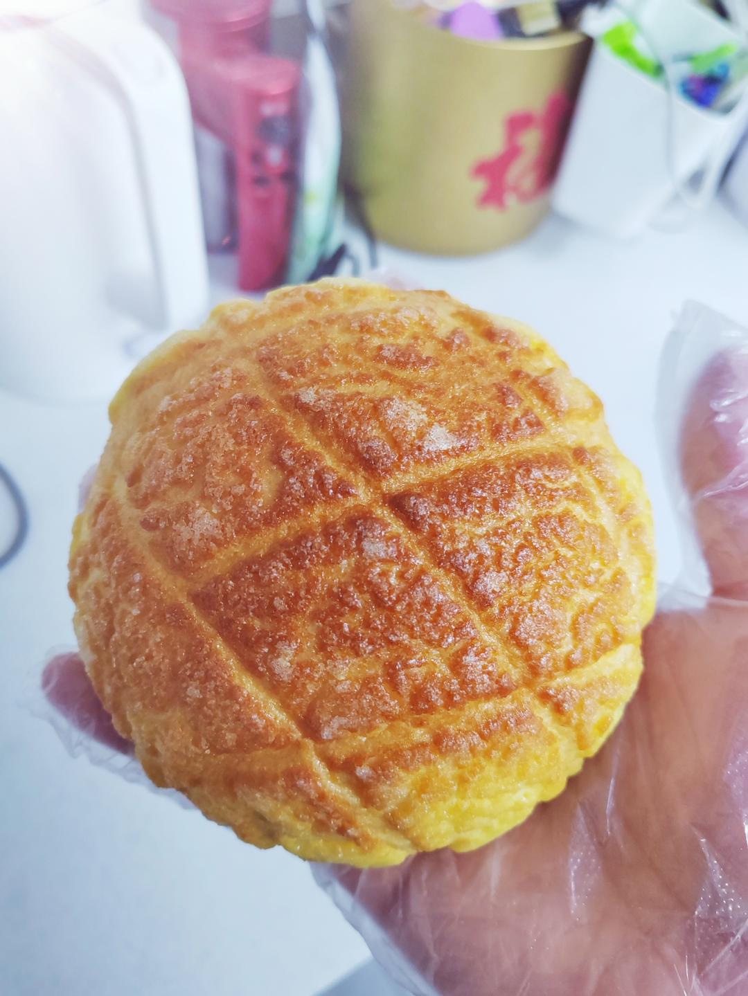 真的有菠萝的「日式菠萝包」