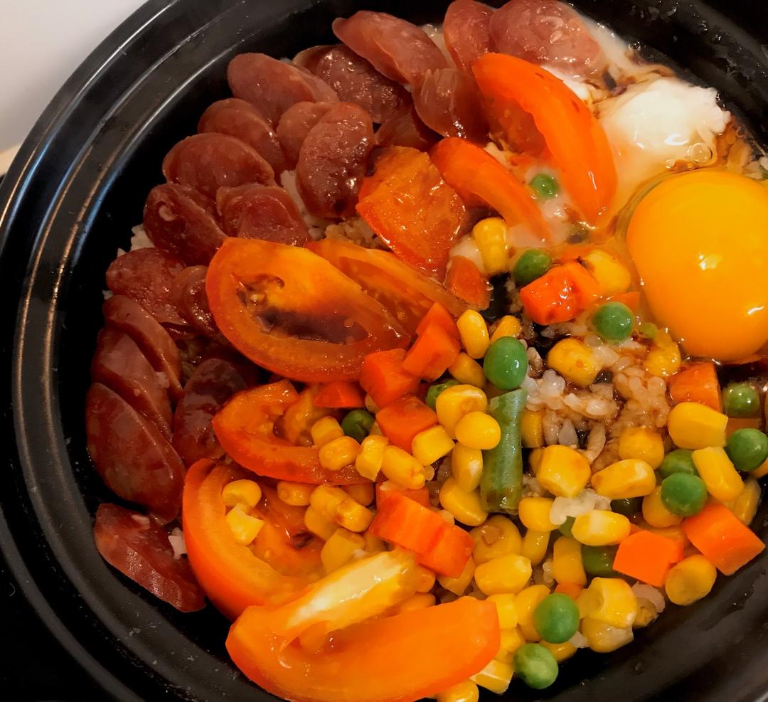 香肠煲仔饭