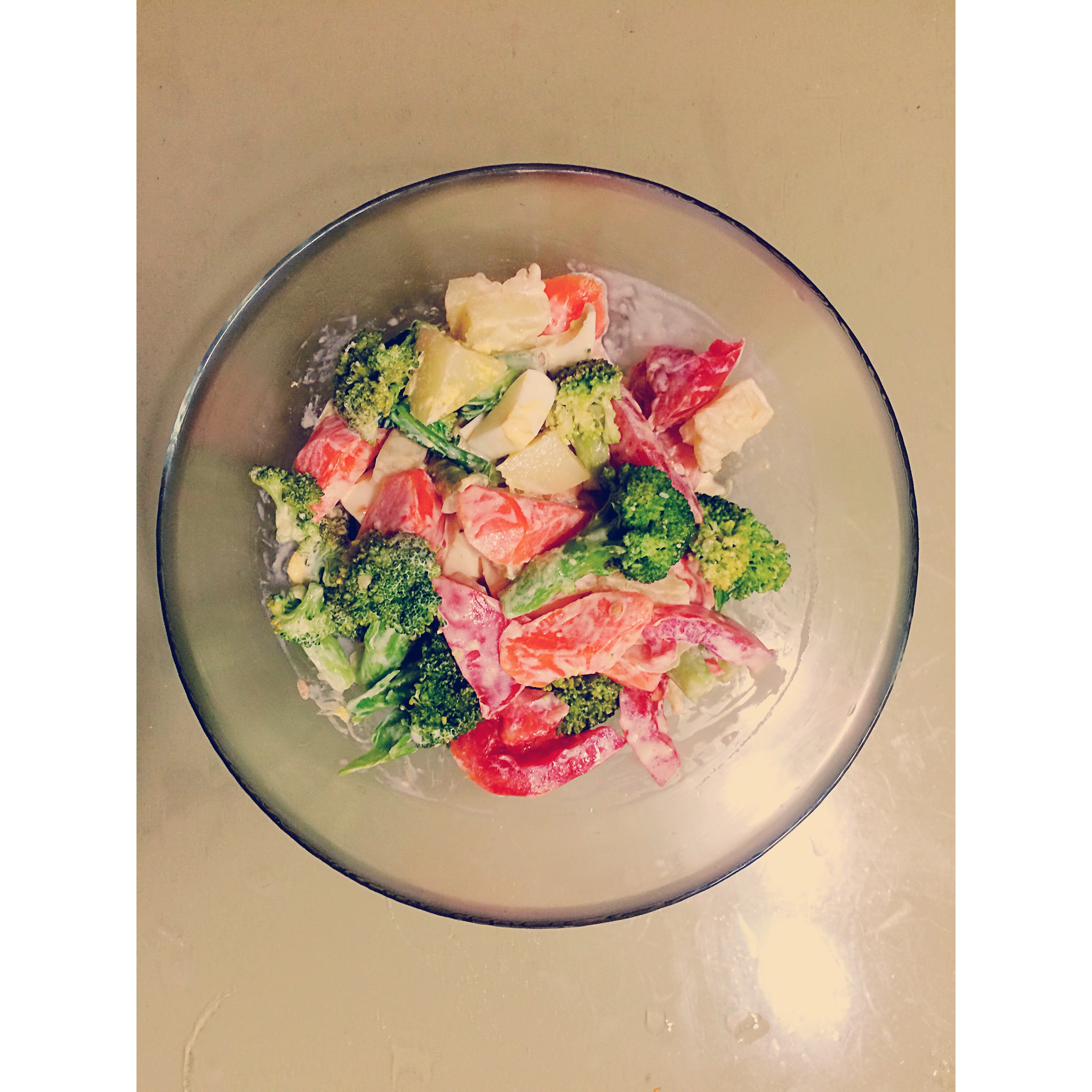 日式虾仁西兰花沙拉