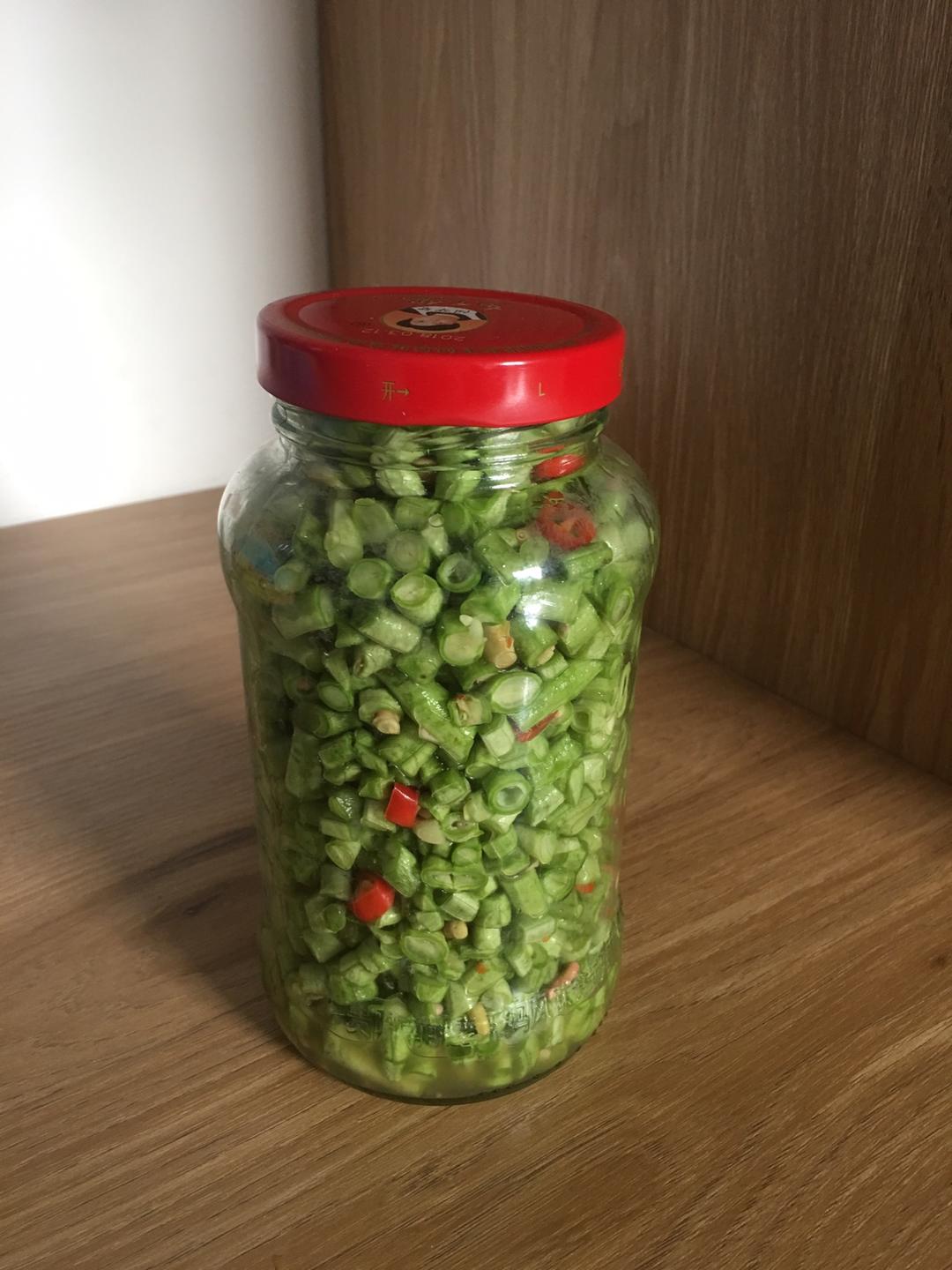 百分百成功的腌制酸豆角