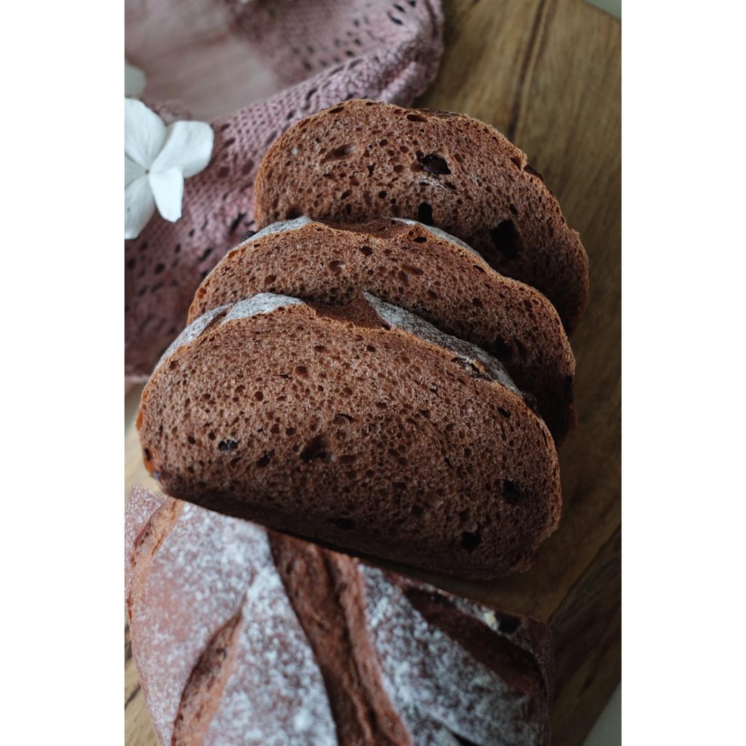 香蕉巧克力软欧