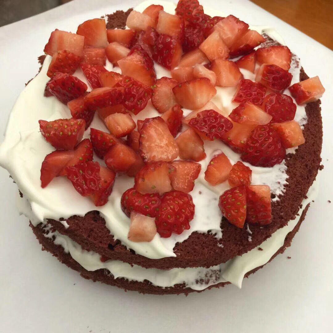 暖心红丝绒蛋糕［6寸绵软戚风版 ］