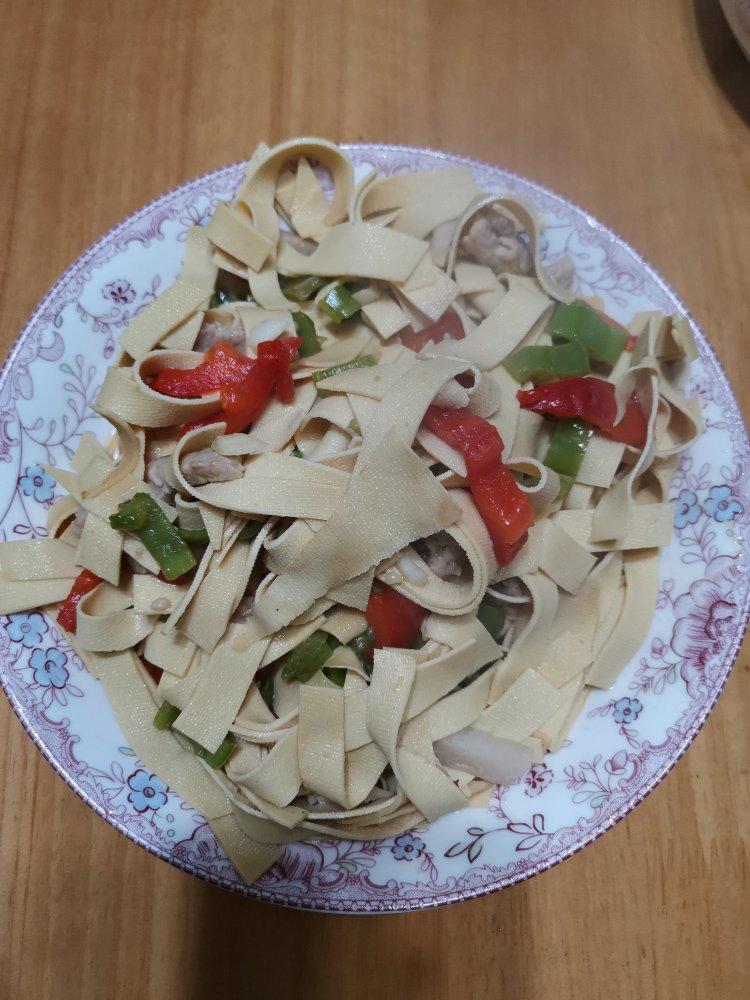 清炒豆腐皮