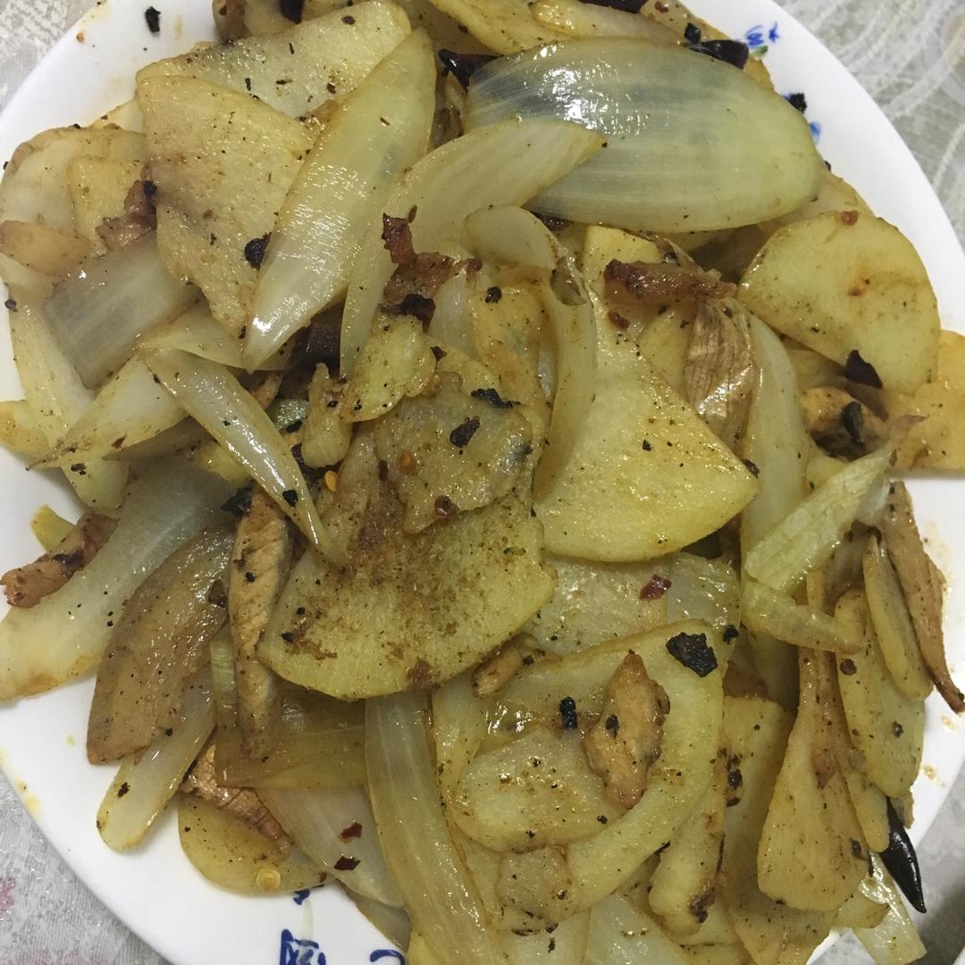 孜然洋葱土豆片