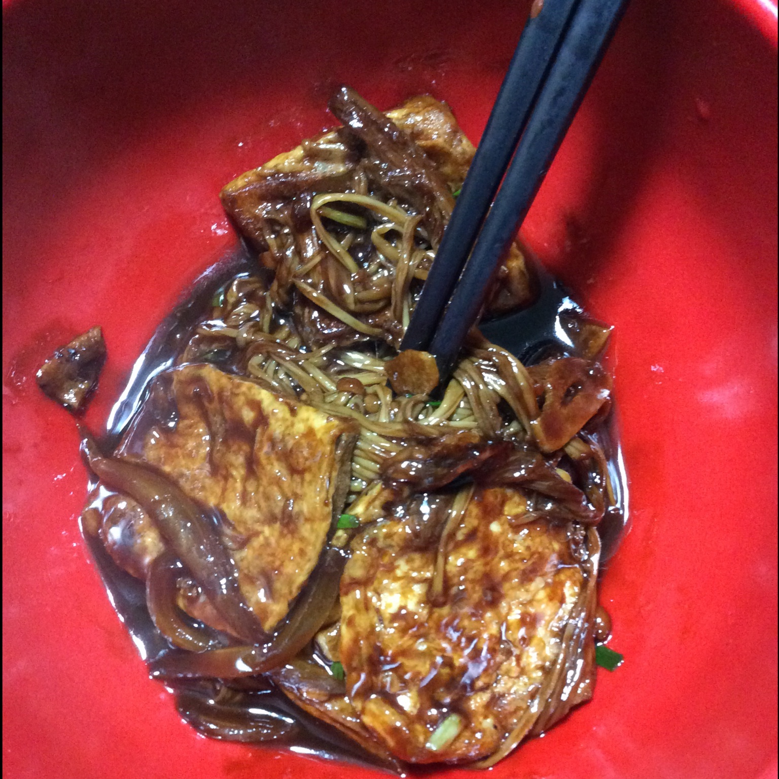 超级下饭菜--金针菇日本豆腐