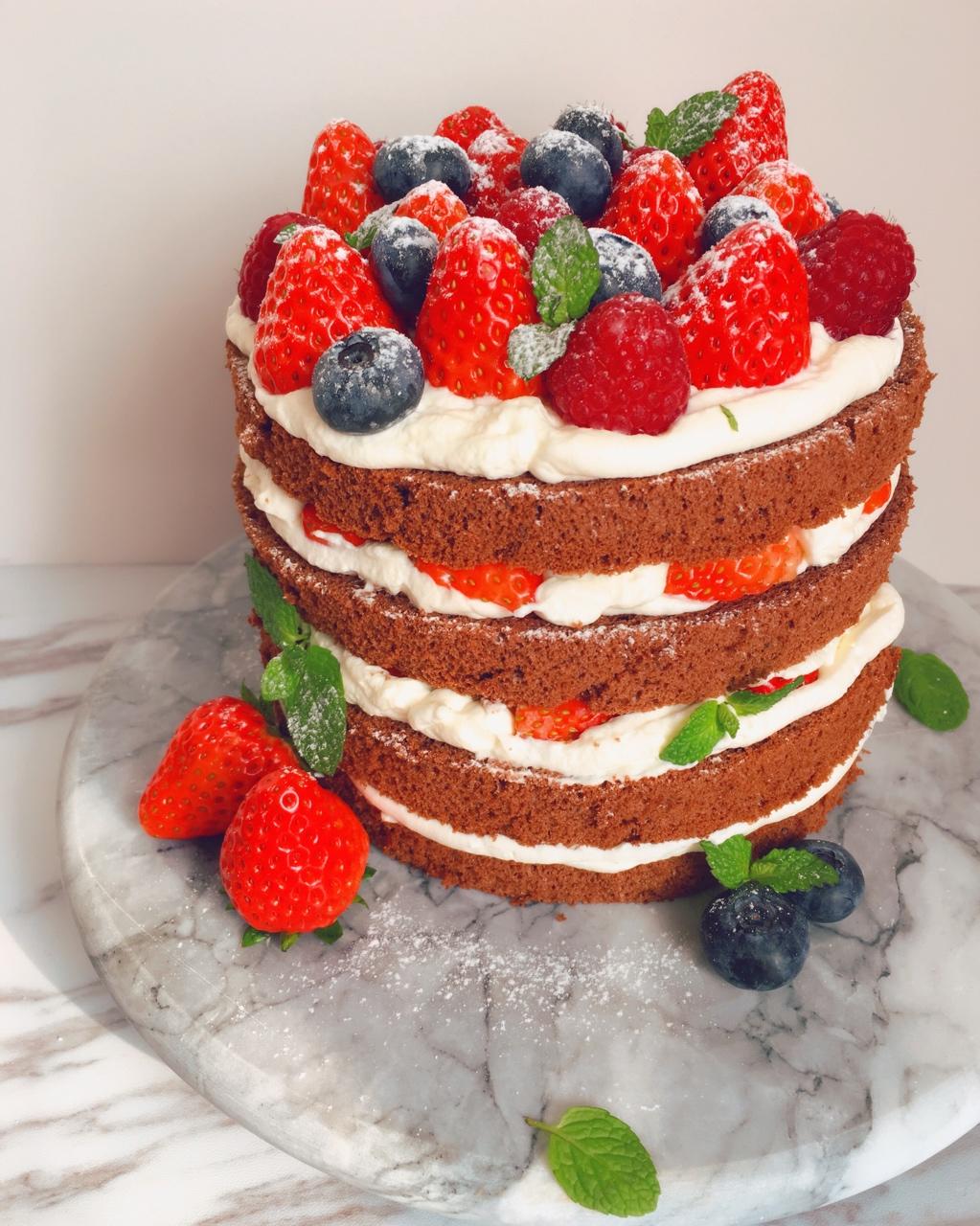 6寸可可戚风（内附8寸5蛋配方）