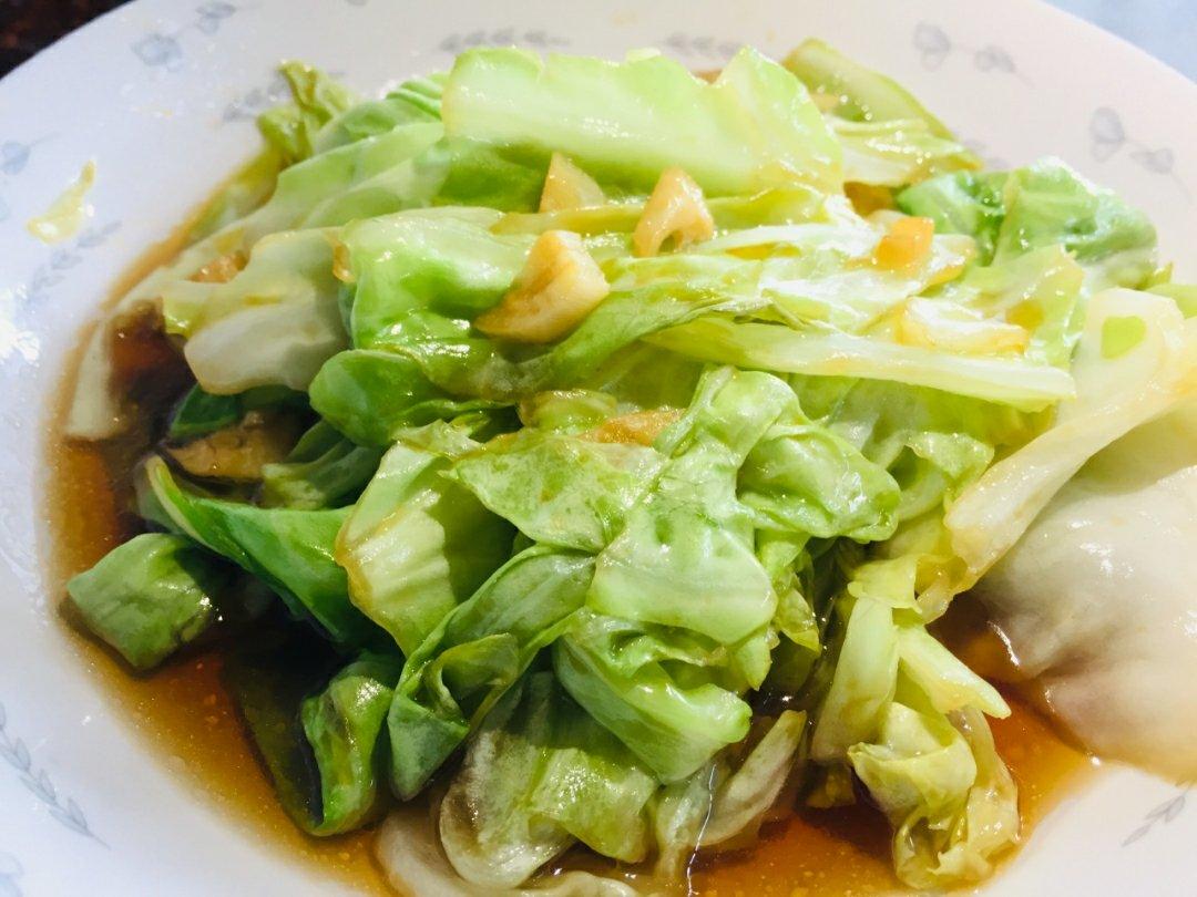 蒜蓉蚝油手撕包菜